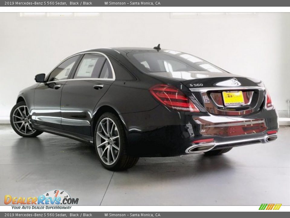 2019 Mercedes-Benz S 560 Sedan Black / Black Photo #2