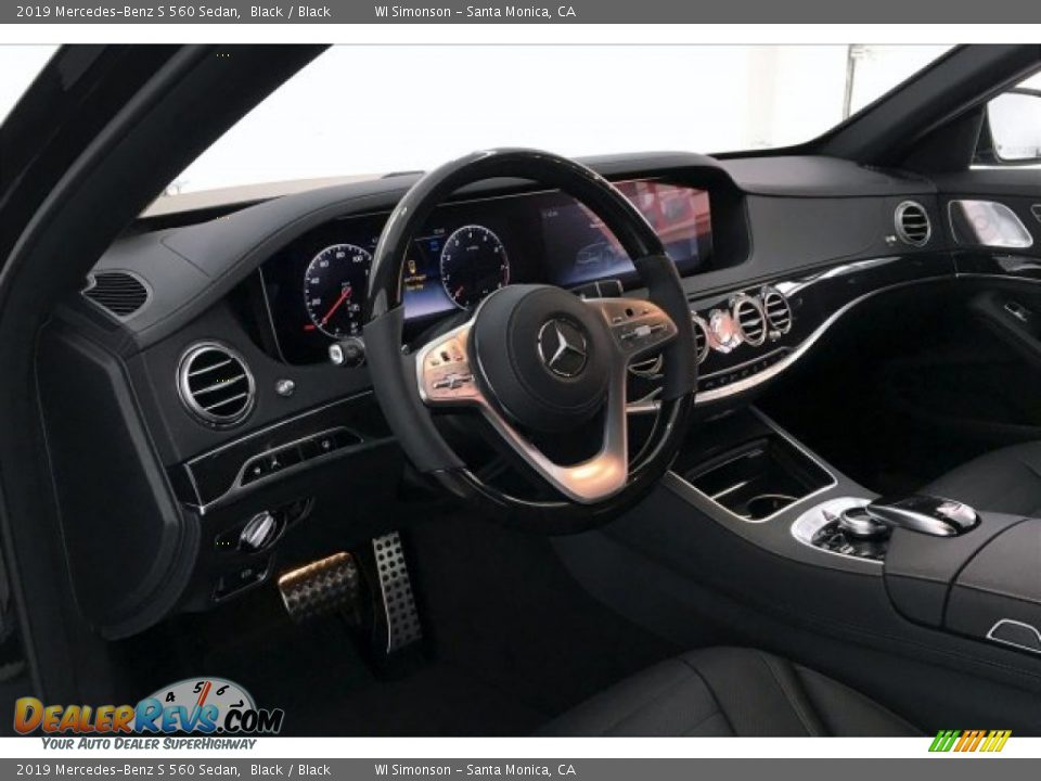 2019 Mercedes-Benz S 560 Sedan Black / Black Photo #4