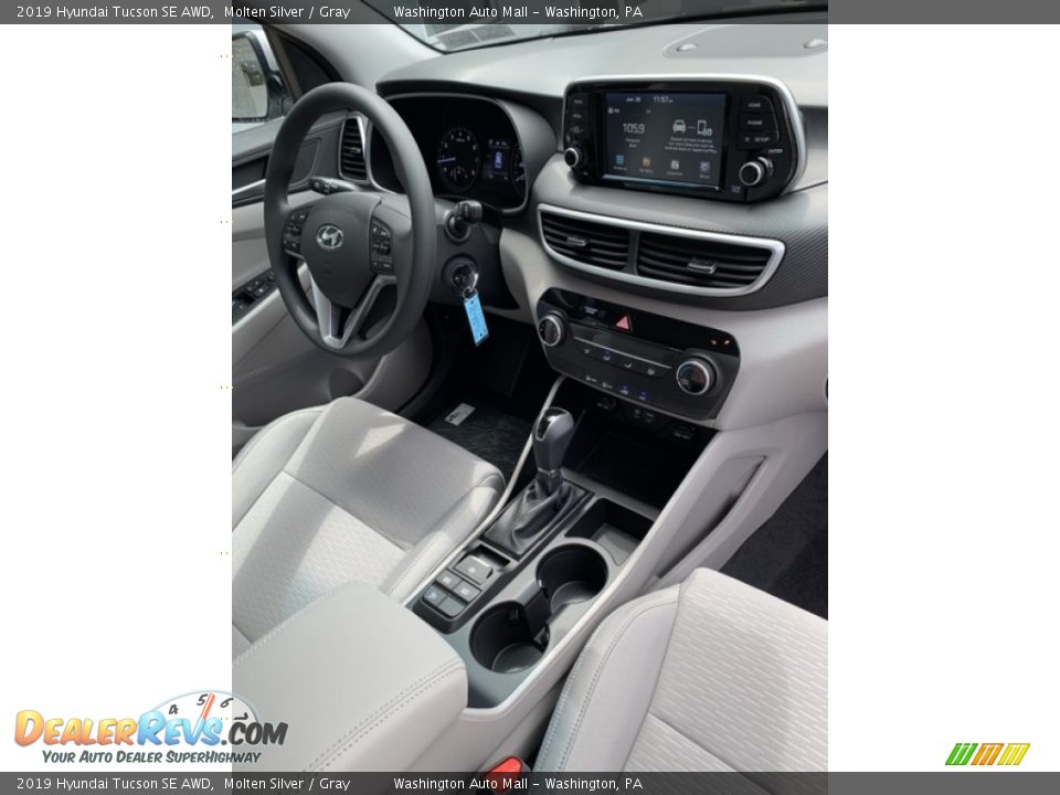 2019 Hyundai Tucson SE AWD Molten Silver / Gray Photo #29