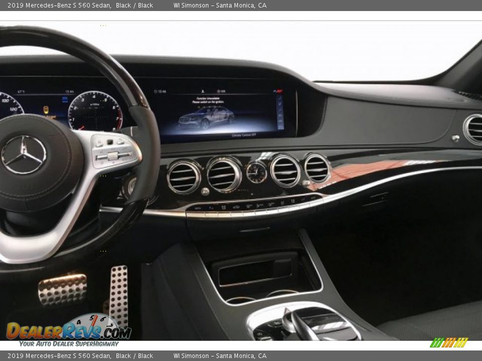 2019 Mercedes-Benz S 560 Sedan Black / Black Photo #6