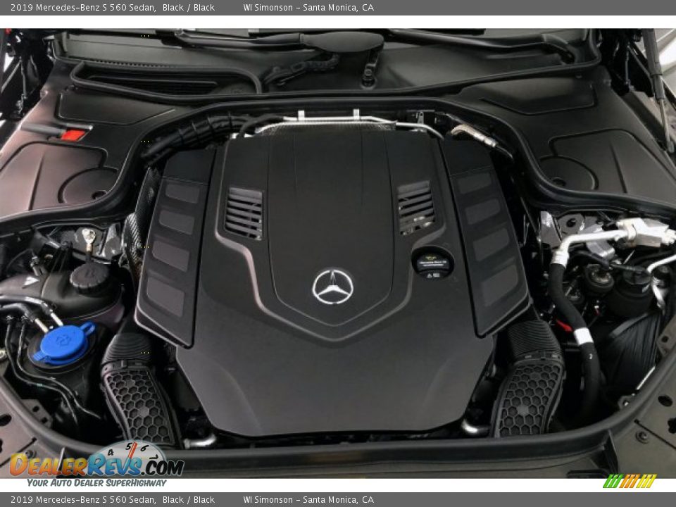 2019 Mercedes-Benz S 560 Sedan Black / Black Photo #8