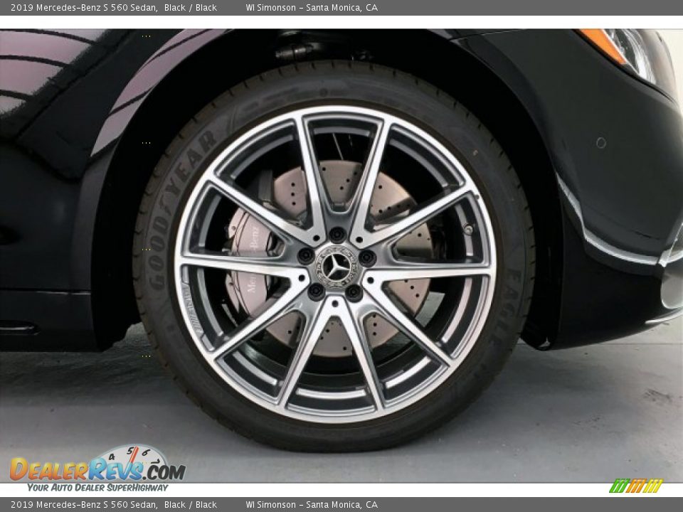 2019 Mercedes-Benz S 560 Sedan Black / Black Photo #9