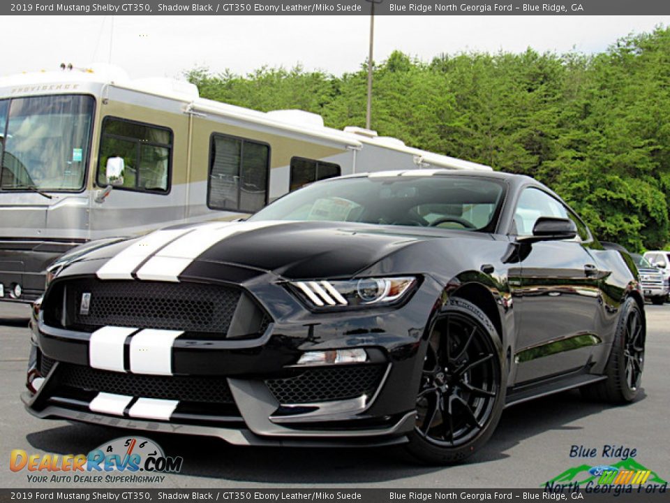 2019 Ford Mustang Shelby GT350 Shadow Black / GT350 Ebony Leather/Miko Suede Photo #1
