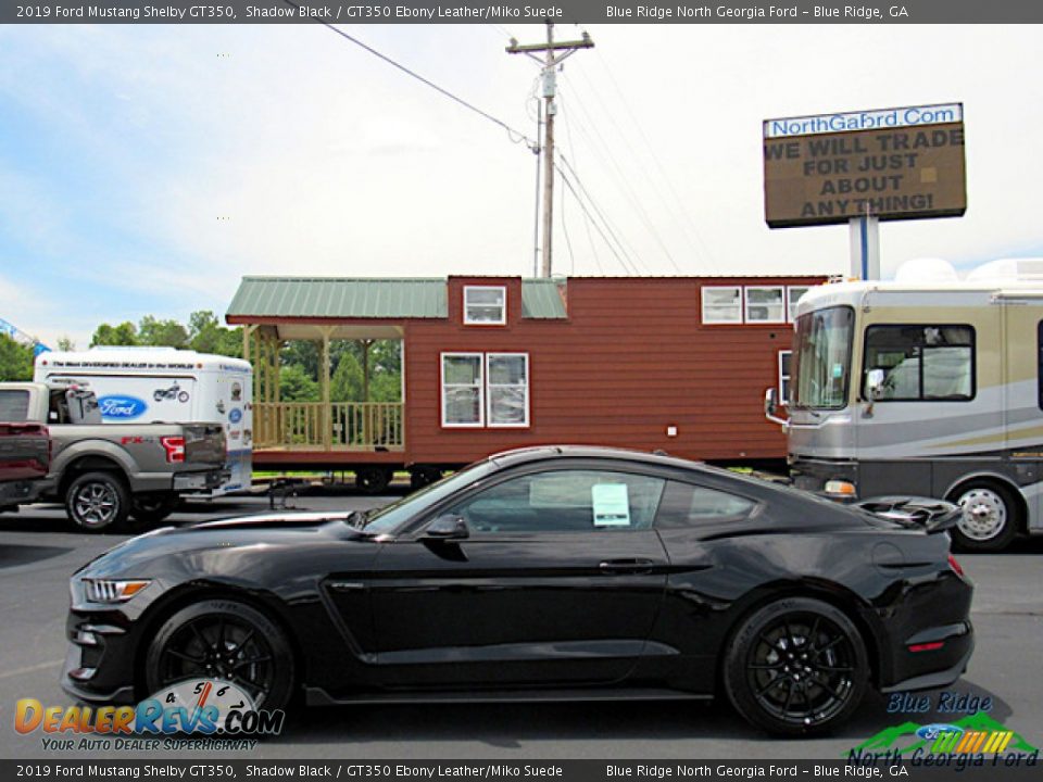 2019 Ford Mustang Shelby GT350 Shadow Black / GT350 Ebony Leather/Miko Suede Photo #2