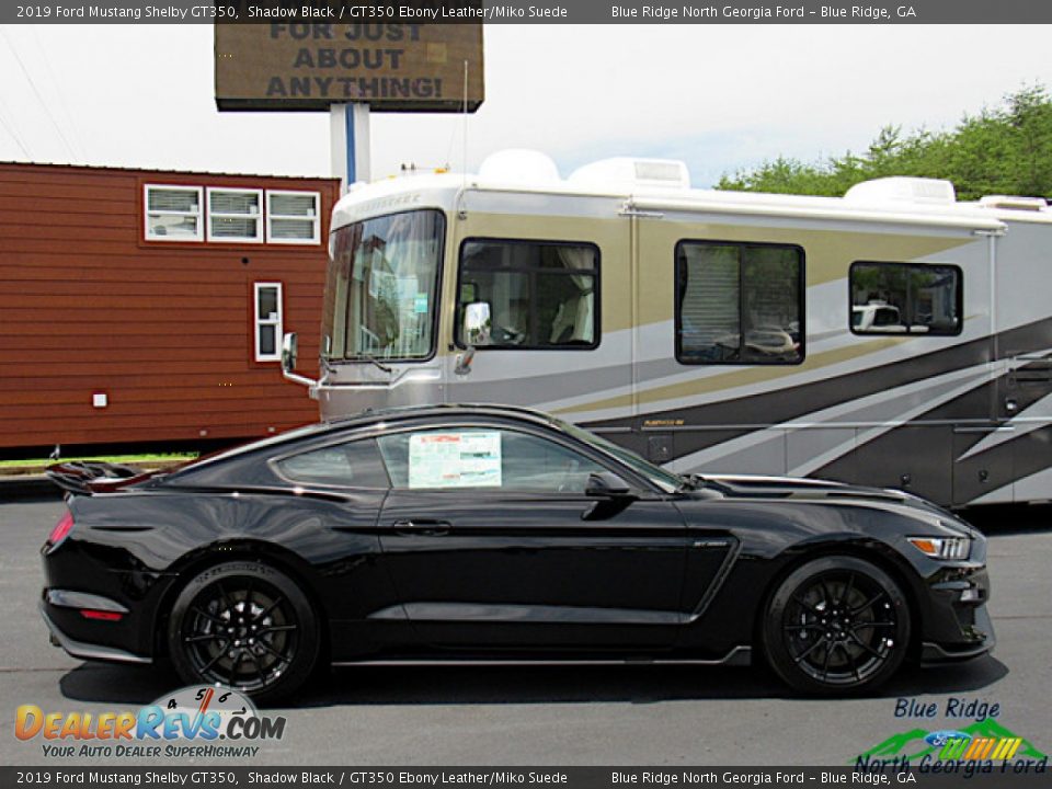 2019 Ford Mustang Shelby GT350 Shadow Black / GT350 Ebony Leather/Miko Suede Photo #6