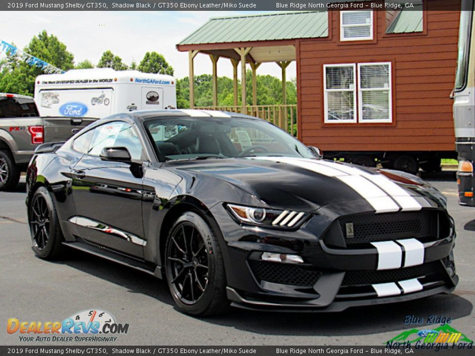 2019 Ford Mustang Shelby GT350 Shadow Black / GT350 Ebony Leather/Miko Suede Photo #7
