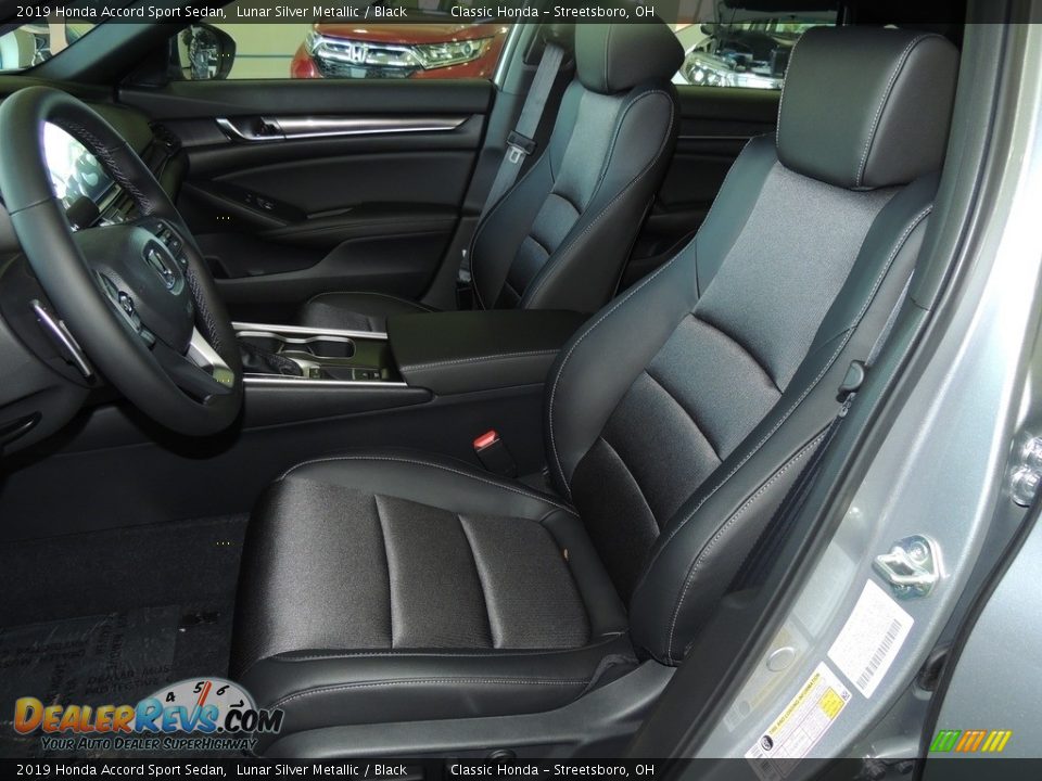2019 Honda Accord Sport Sedan Lunar Silver Metallic / Black Photo #12