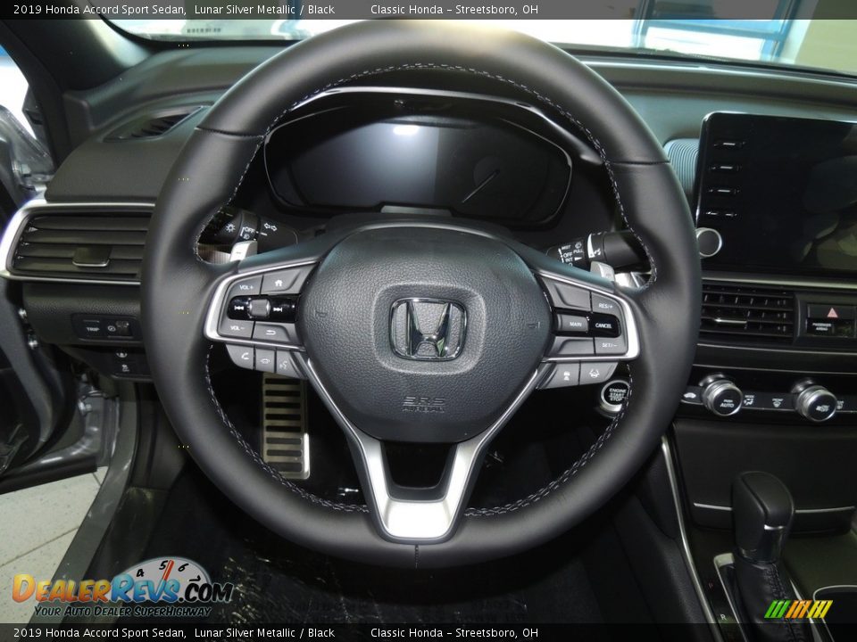 2019 Honda Accord Sport Sedan Lunar Silver Metallic / Black Photo #14
