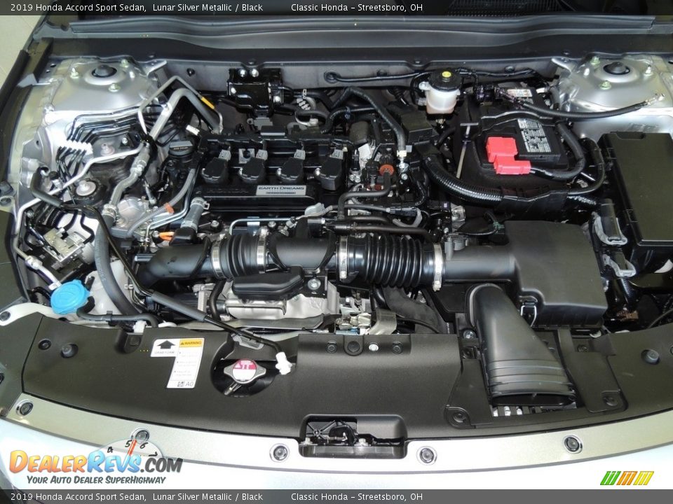 2019 Honda Accord Sport Sedan Lunar Silver Metallic / Black Photo #21