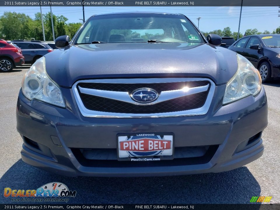 2011 Subaru Legacy 2.5i Premium Graphite Gray Metallic / Off-Black Photo #2