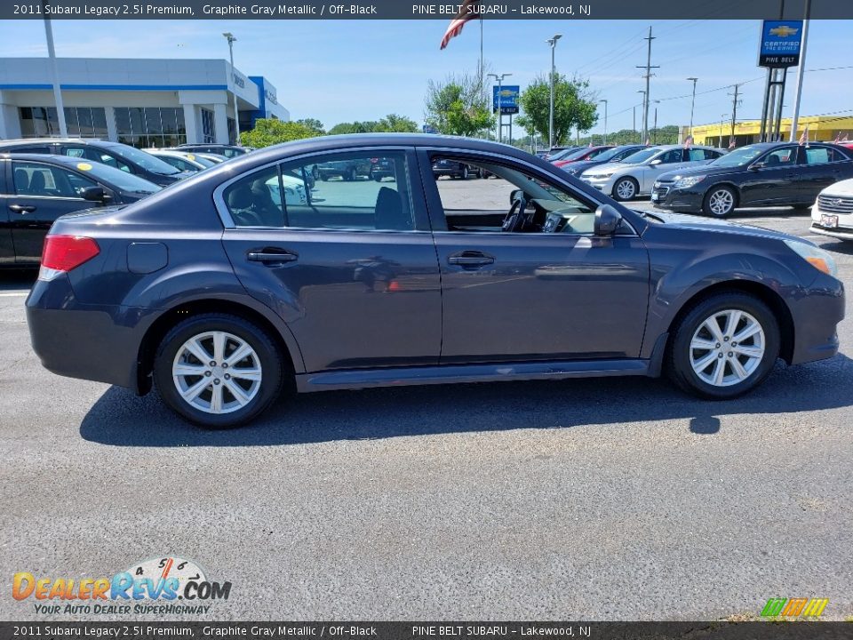 2011 Subaru Legacy 2.5i Premium Graphite Gray Metallic / Off-Black Photo #8