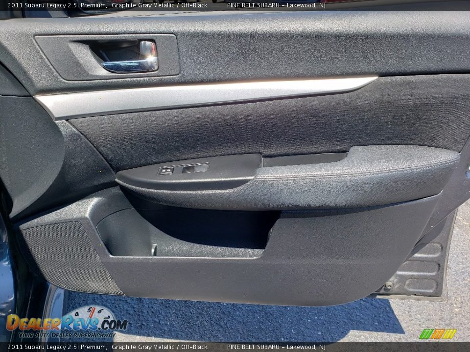 2011 Subaru Legacy 2.5i Premium Graphite Gray Metallic / Off-Black Photo #10