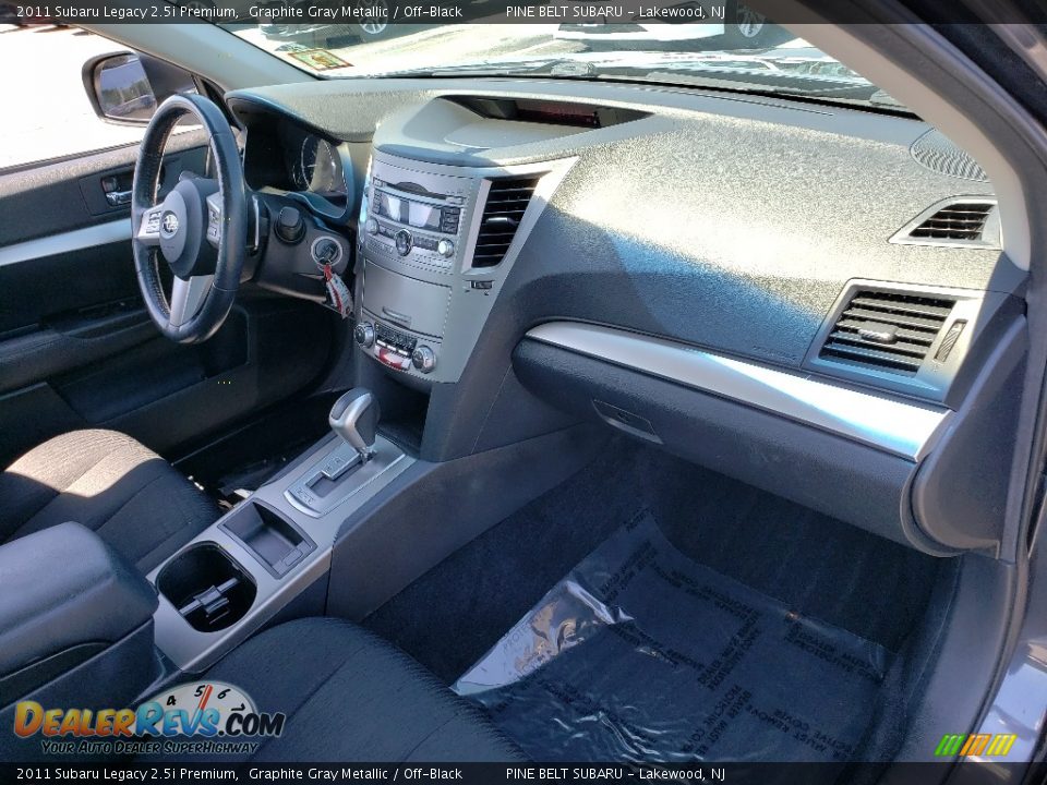 2011 Subaru Legacy 2.5i Premium Graphite Gray Metallic / Off-Black Photo #11
