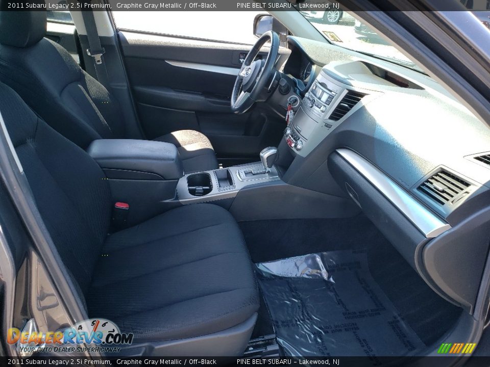 2011 Subaru Legacy 2.5i Premium Graphite Gray Metallic / Off-Black Photo #12