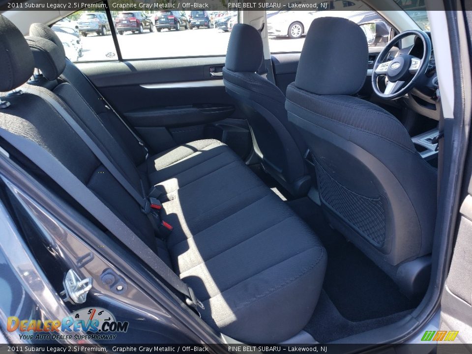 2011 Subaru Legacy 2.5i Premium Graphite Gray Metallic / Off-Black Photo #15
