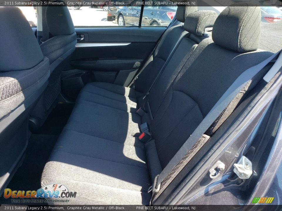 2011 Subaru Legacy 2.5i Premium Graphite Gray Metallic / Off-Black Photo #21