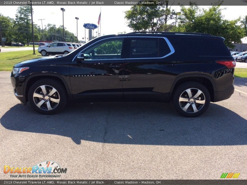 2019 Chevrolet Traverse LT AWD Mosaic Black Metallic / Jet Black Photo #4