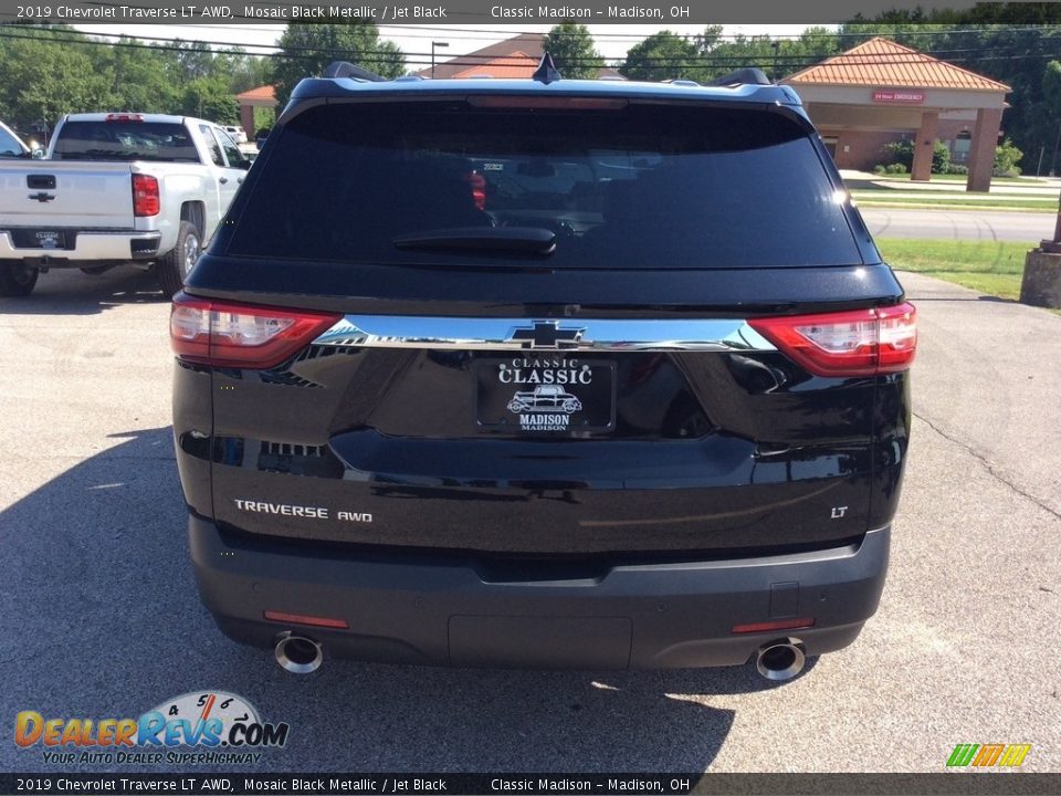 2019 Chevrolet Traverse LT AWD Mosaic Black Metallic / Jet Black Photo #6