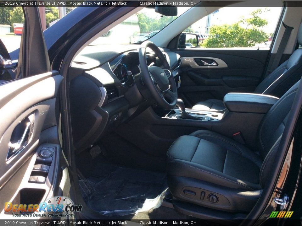 2019 Chevrolet Traverse LT AWD Mosaic Black Metallic / Jet Black Photo #9