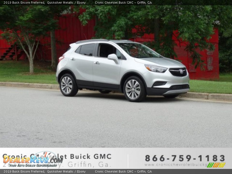 2019 Buick Encore Preferred Quicksilver Metallic / Ebony Photo #1