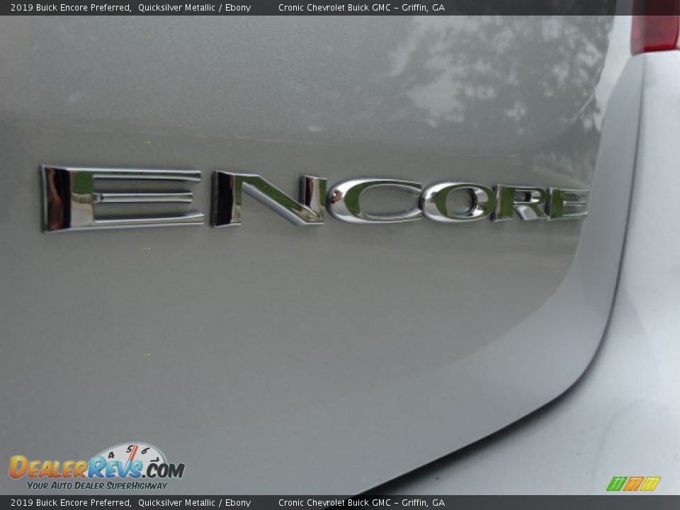 2019 Buick Encore Preferred Quicksilver Metallic / Ebony Photo #8
