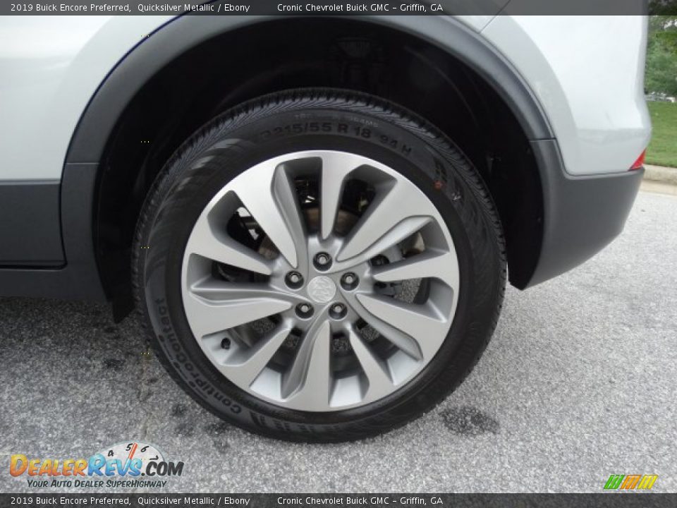 2019 Buick Encore Preferred Quicksilver Metallic / Ebony Photo #9