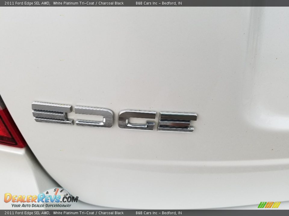 2011 Ford Edge SEL AWD White Platinum Tri-Coat / Charcoal Black Photo #19