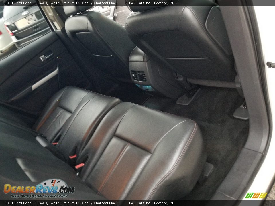 2011 Ford Edge SEL AWD White Platinum Tri-Coat / Charcoal Black Photo #21
