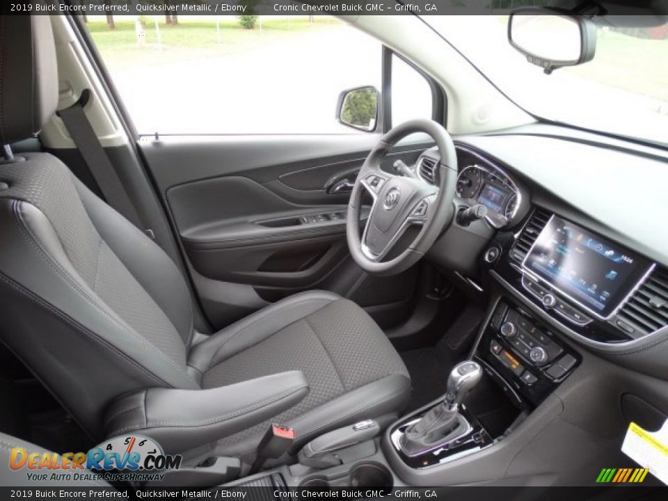 2019 Buick Encore Preferred Quicksilver Metallic / Ebony Photo #28