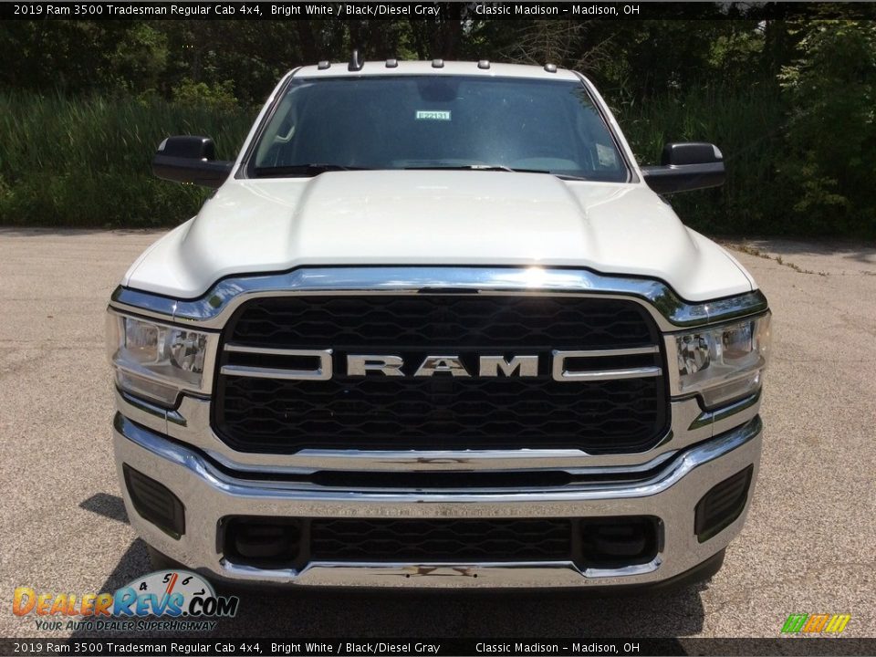 2019 Ram 3500 Tradesman Regular Cab 4x4 Bright White / Black/Diesel Gray Photo #2