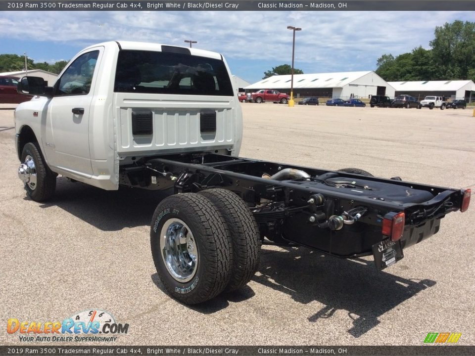 2019 Ram 3500 Tradesman Regular Cab 4x4 Bright White / Black/Diesel Gray Photo #5