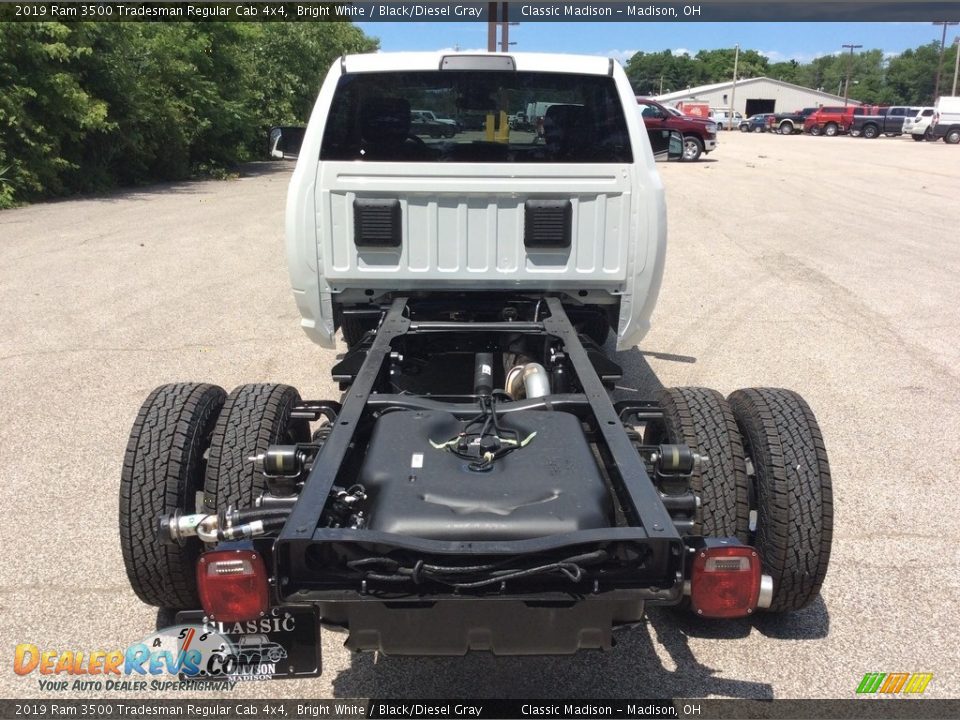 2019 Ram 3500 Tradesman Regular Cab 4x4 Bright White / Black/Diesel Gray Photo #6