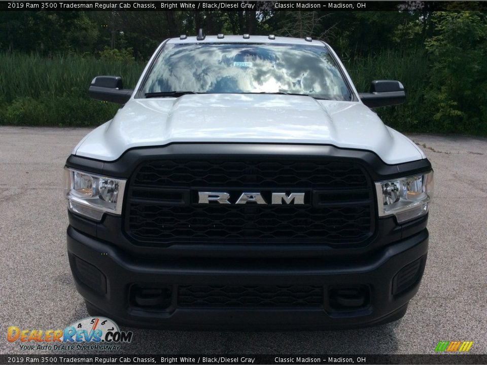 2019 Ram 3500 Tradesman Regular Cab Chassis Bright White / Black/Diesel Gray Photo #2