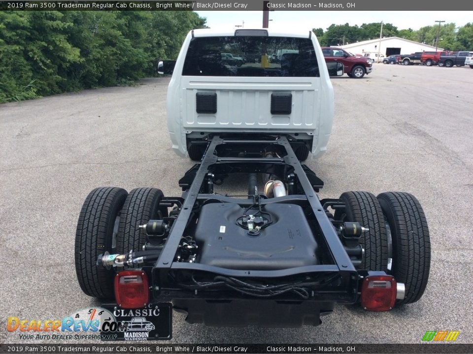 2019 Ram 3500 Tradesman Regular Cab Chassis Bright White / Black/Diesel Gray Photo #6