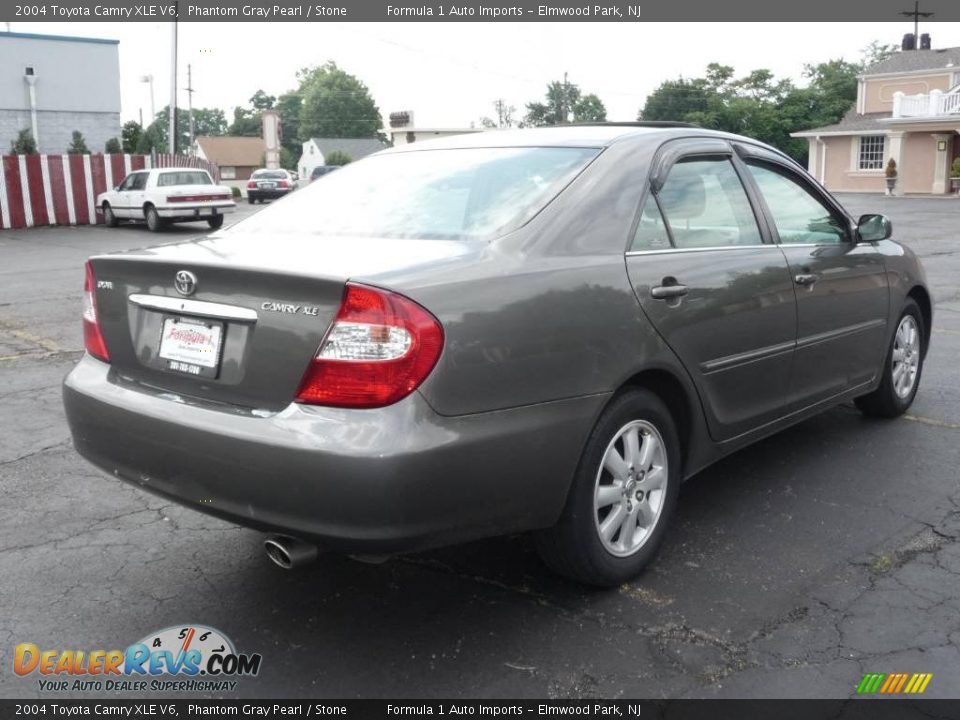 2004 Toyota Camry XLE V6 Phantom Gray Pearl / Stone Photo #3