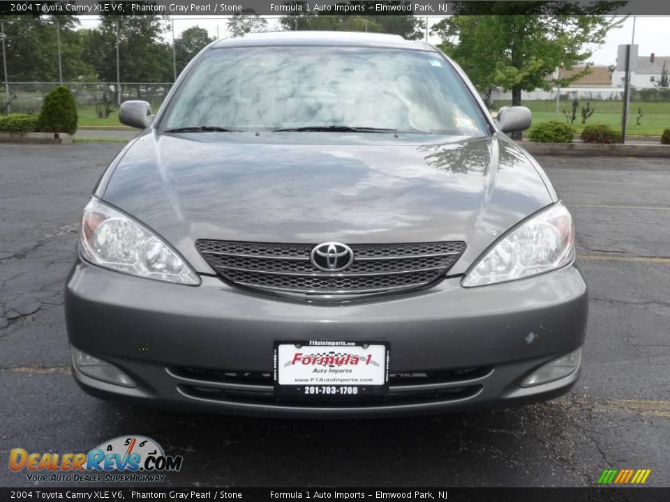 2004 Toyota Camry XLE V6 Phantom Gray Pearl / Stone Photo #8