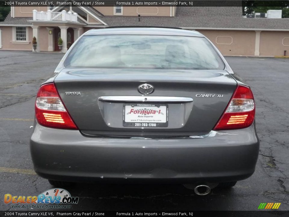 2004 Toyota Camry XLE V6 Phantom Gray Pearl / Stone Photo #9