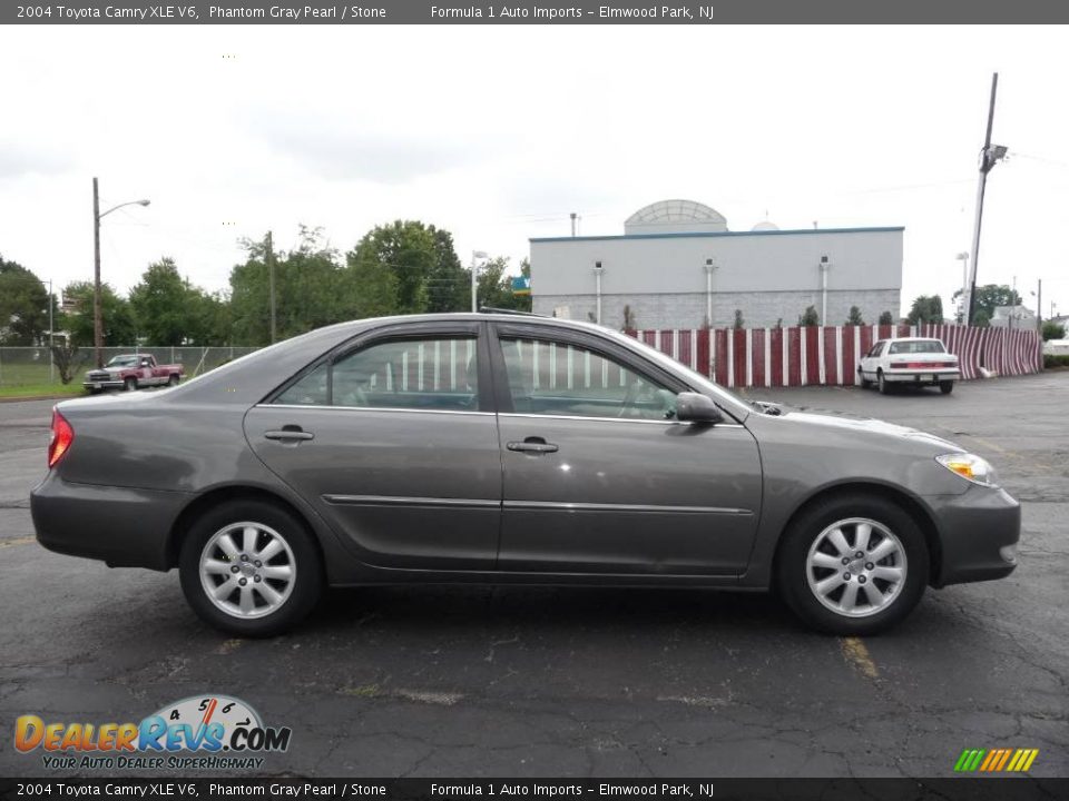 2004 Toyota Camry XLE V6 Phantom Gray Pearl / Stone Photo #11