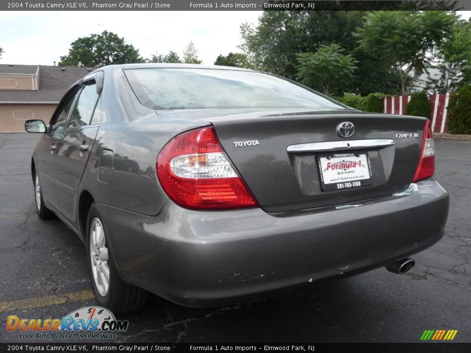 2004 Toyota Camry XLE V6 Phantom Gray Pearl / Stone Photo #14