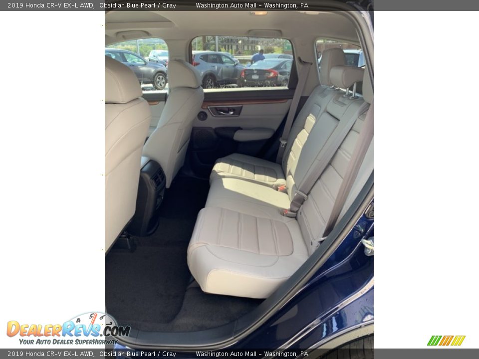 2019 Honda CR-V EX-L AWD Obsidian Blue Pearl / Gray Photo #19