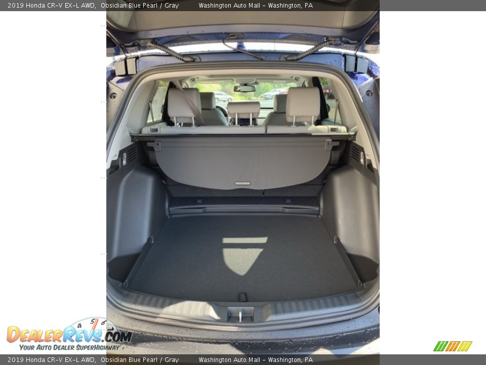 2019 Honda CR-V EX-L AWD Obsidian Blue Pearl / Gray Photo #21