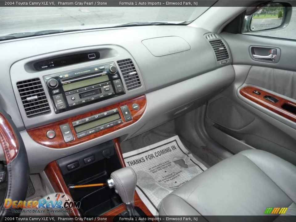 2004 Toyota Camry XLE V6 Phantom Gray Pearl / Stone Photo #19