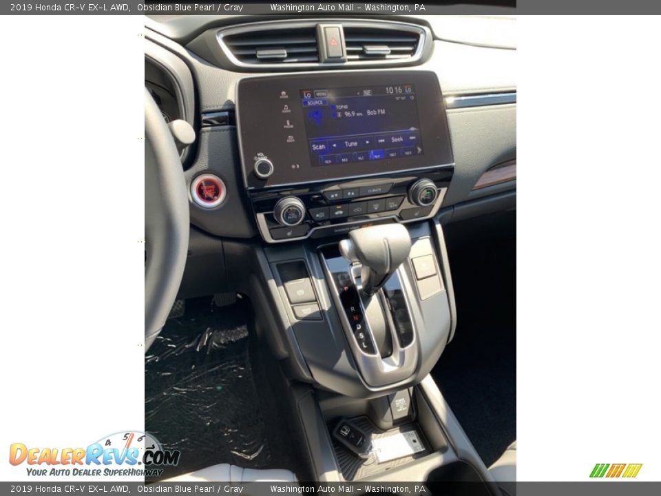 2019 Honda CR-V EX-L AWD Obsidian Blue Pearl / Gray Photo #33