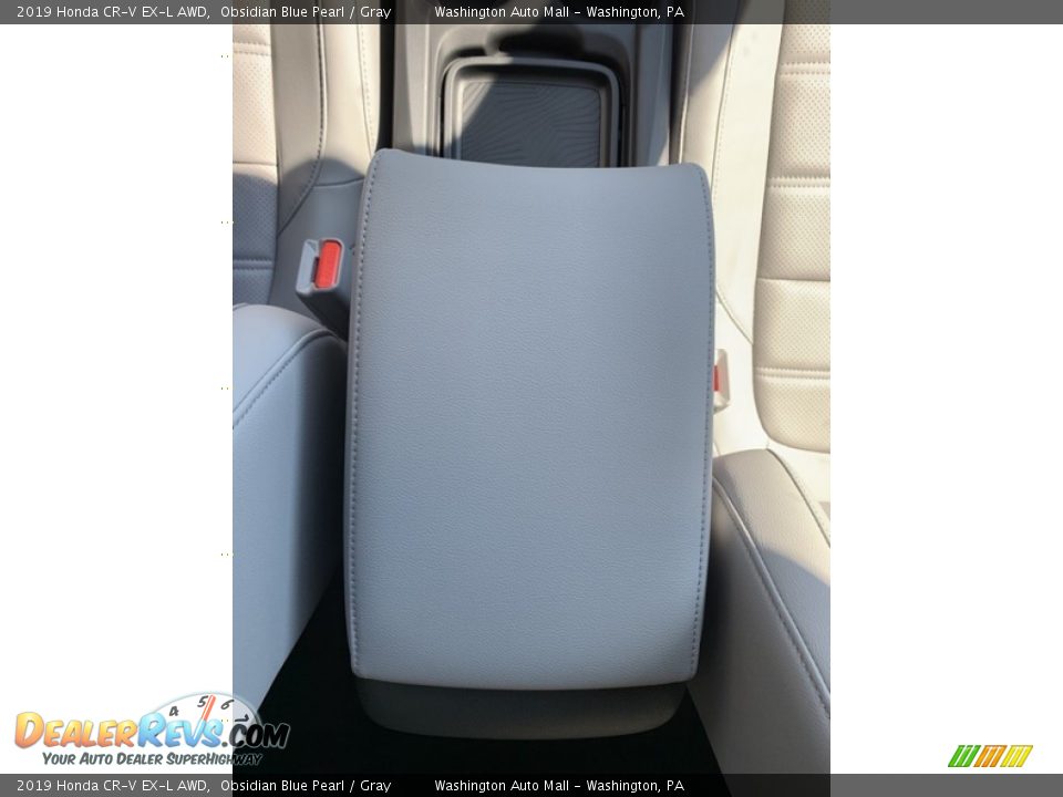 2019 Honda CR-V EX-L AWD Obsidian Blue Pearl / Gray Photo #36