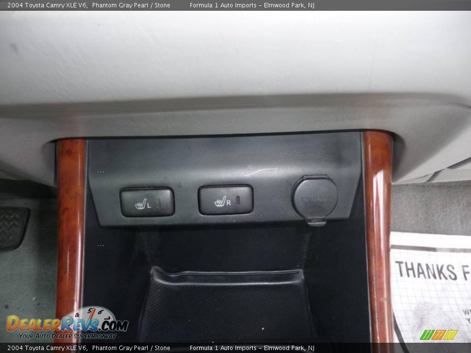 2004 Toyota Camry XLE V6 Phantom Gray Pearl / Stone Photo #22