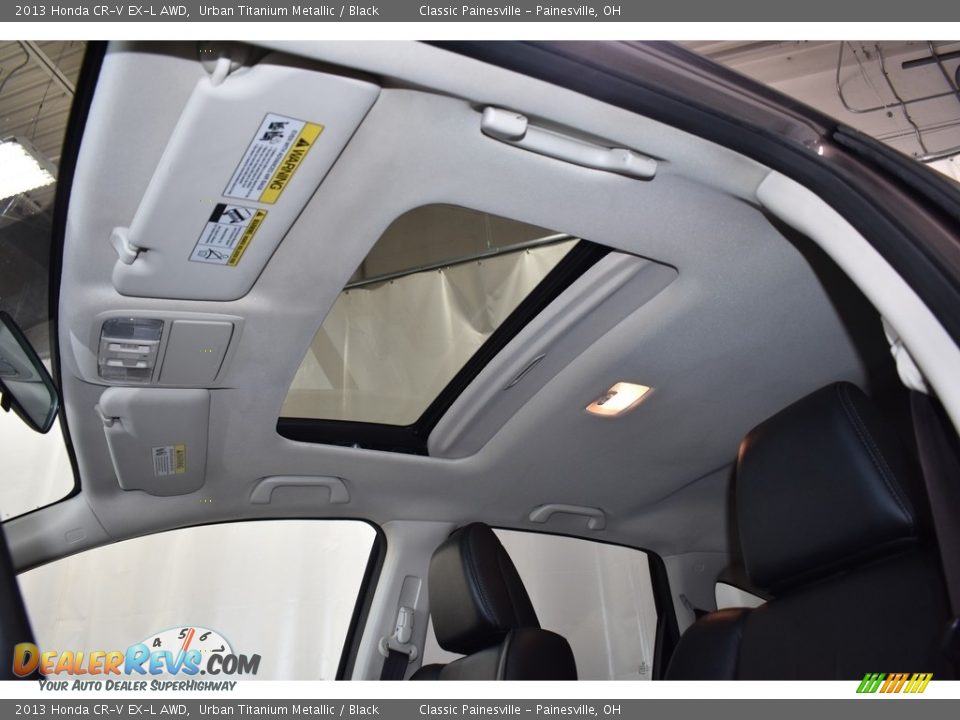 2013 Honda CR-V EX-L AWD Urban Titanium Metallic / Black Photo #6