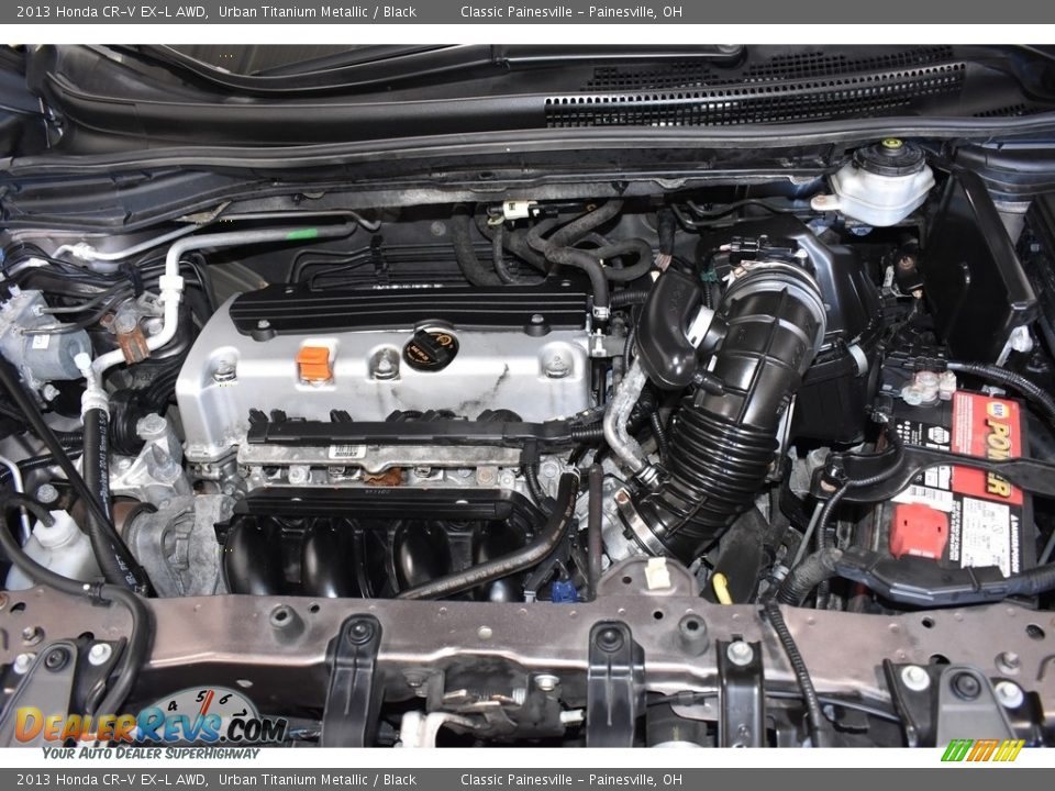 2013 Honda CR-V EX-L AWD Urban Titanium Metallic / Black Photo #7