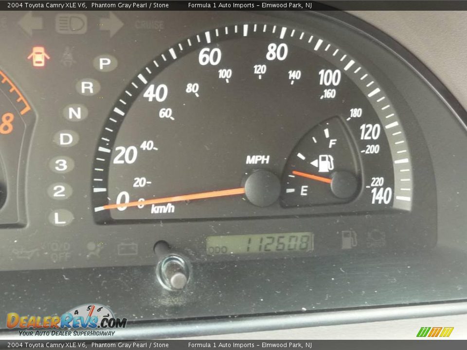 2004 Toyota Camry XLE V6 Phantom Gray Pearl / Stone Photo #25