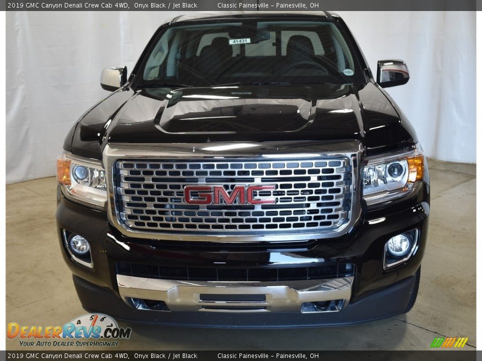 2019 GMC Canyon Denali Crew Cab 4WD Onyx Black / Jet Black Photo #4