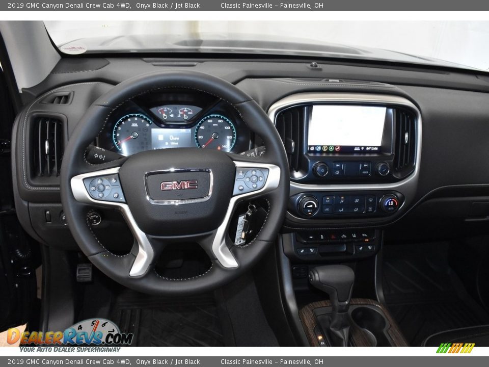 2019 GMC Canyon Denali Crew Cab 4WD Onyx Black / Jet Black Photo #8